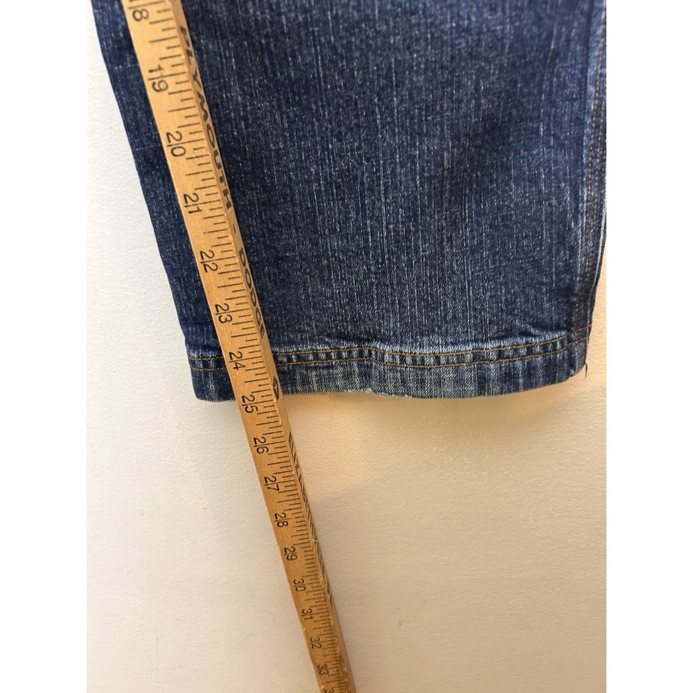 Duluth Trading Co Flex Ballroom Men's Dark Blue Denim Jeans Relaxed Size 38x28 - Picture 6 of 10
